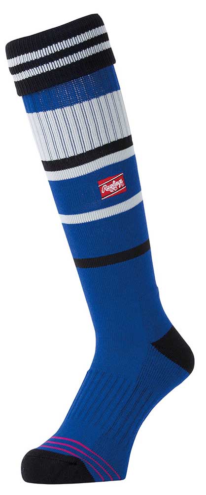 Folded Line Long Socks Baseball Softball