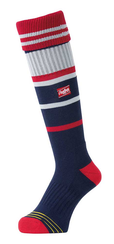 Folded Line Long Socks Baseball Softball