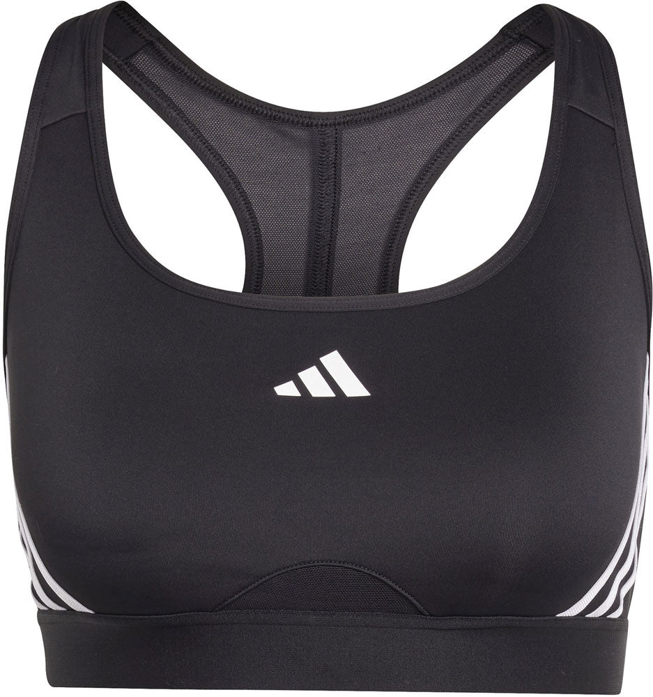 Powerimpact Train Medium Support 3-Stripes Bra