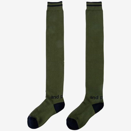 and per se Double Line Knee High Socks for Women Golf Wear Socks