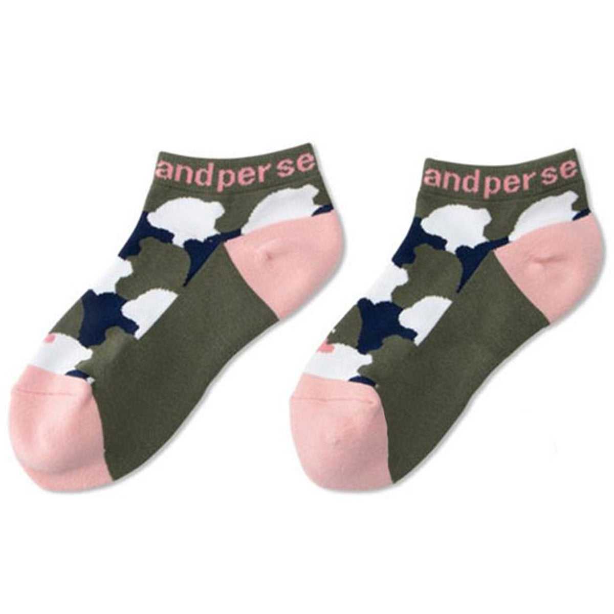 and per se Ankle socks with an amphibious print, women's golf wear socks