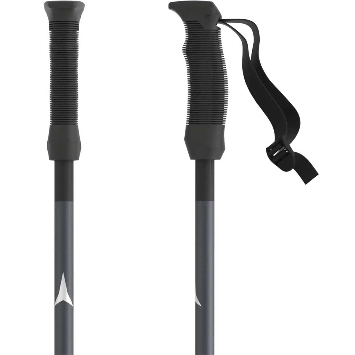 AMT JR BLACK Junior Ski Poles, Ski Stocks, Aluminum Poles