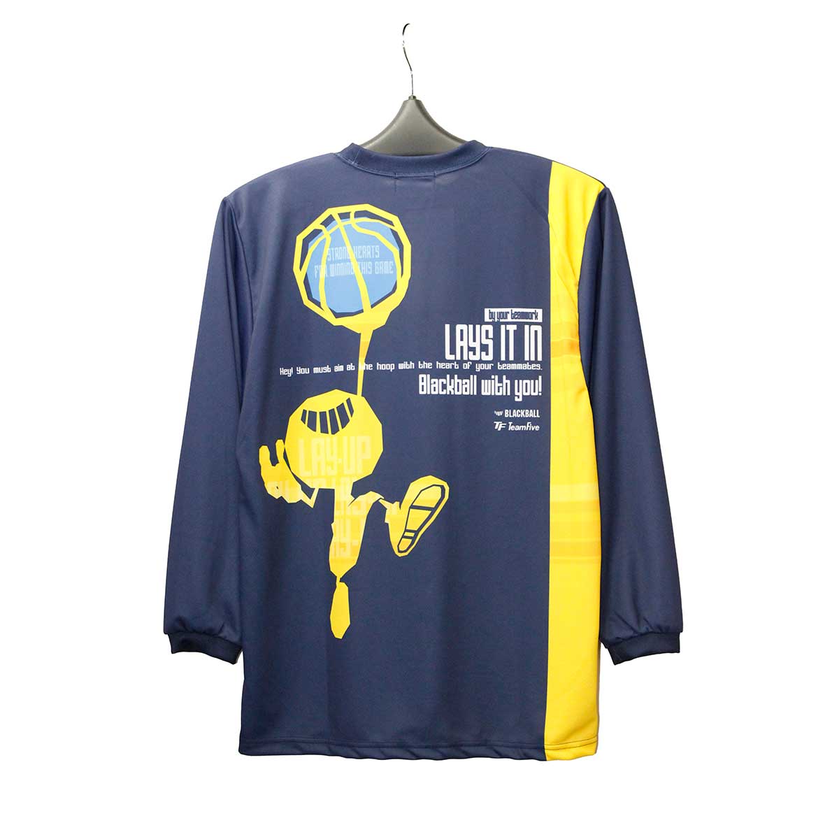 Sublimation Long Shirt Basketball Wear Long Sleeve Shirt