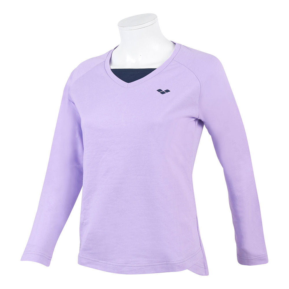 Women's long sleeve T-shirt, layered style, training wear