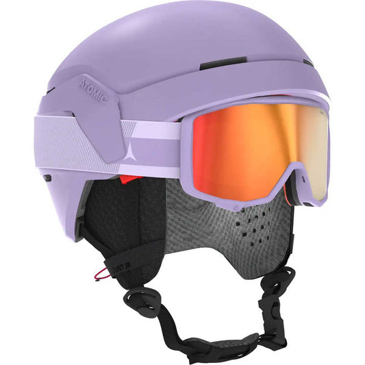 COUNT JR Kids Junior Snow Helmet and Snow Goggle Set