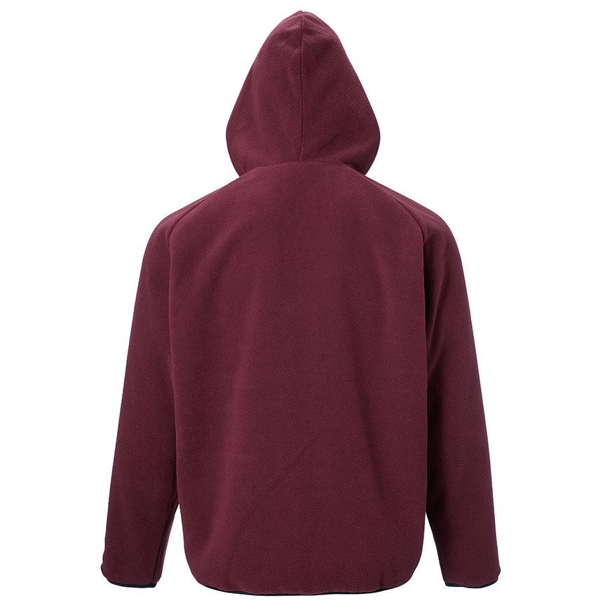 フーデッドフリースジャケット メンズ 野球 フリース ジャケット フード付き 移動着