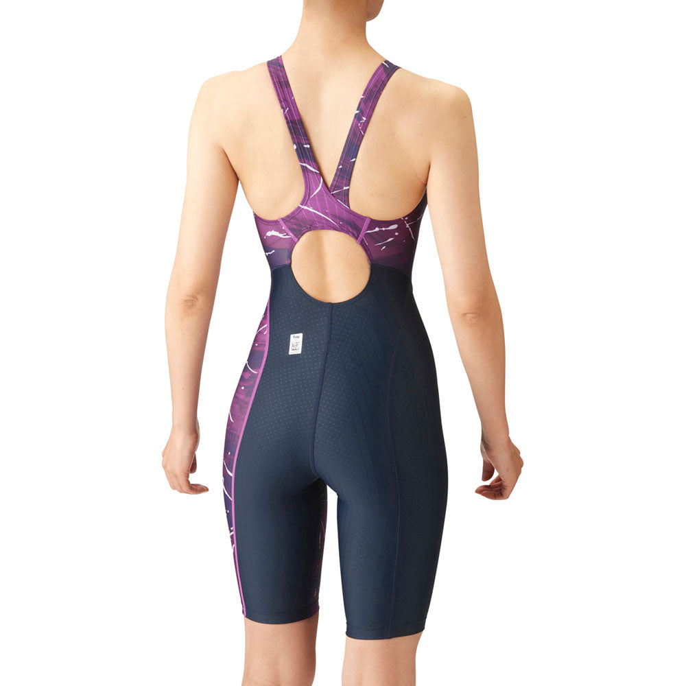 Women's Racing Swimsuit, Racing One-Piece Spats, Open Back, Half Leg