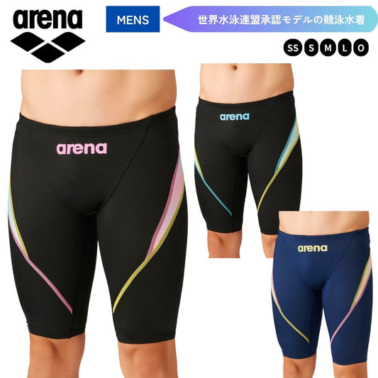 競泳水着 レーシングスパッツ（ハーフレッグ） メンズ 水泳 競泳
