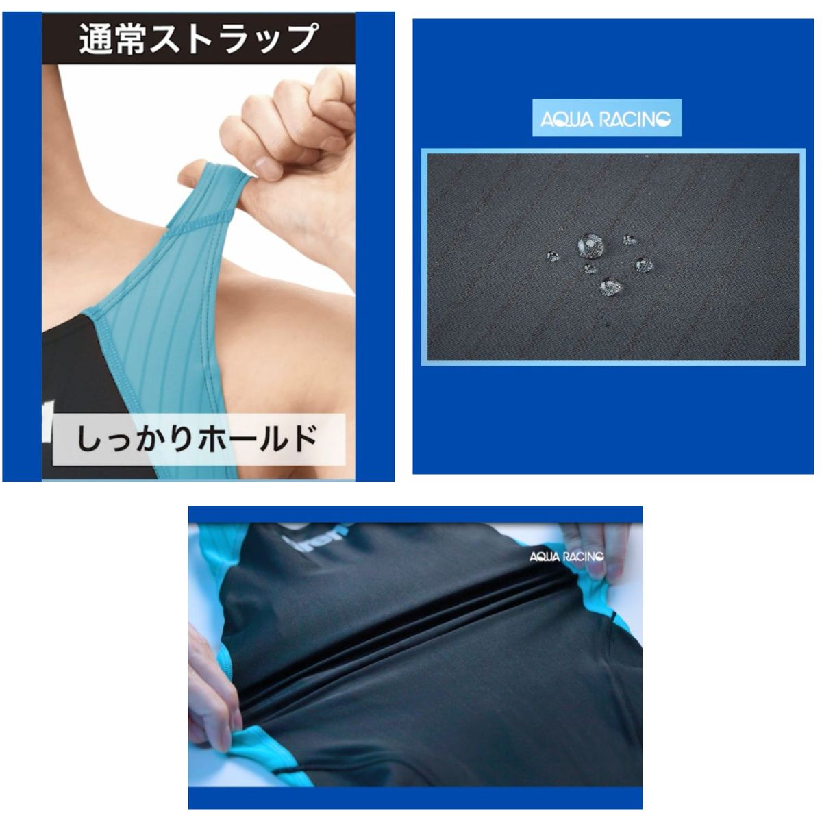 競泳水着 水着 スイムウェア ハーフスパッツ 女性 レディース 競泳 スイミング
