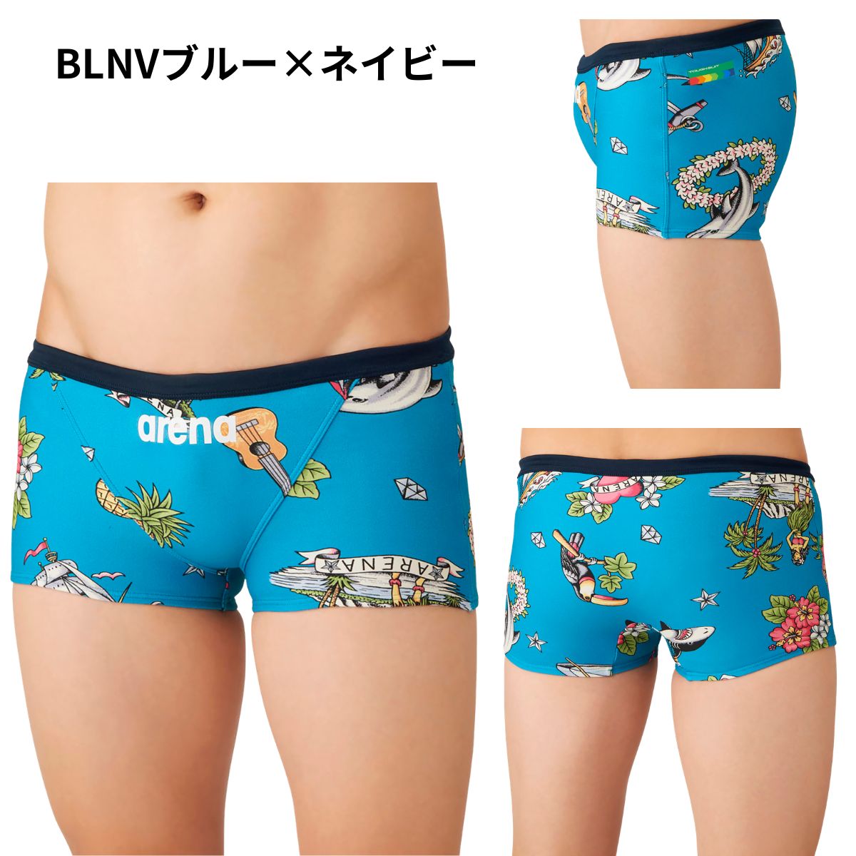 水着 トレーニングスパッツ（ショートレッグ） メンズ 水泳 競泳 練習用水着