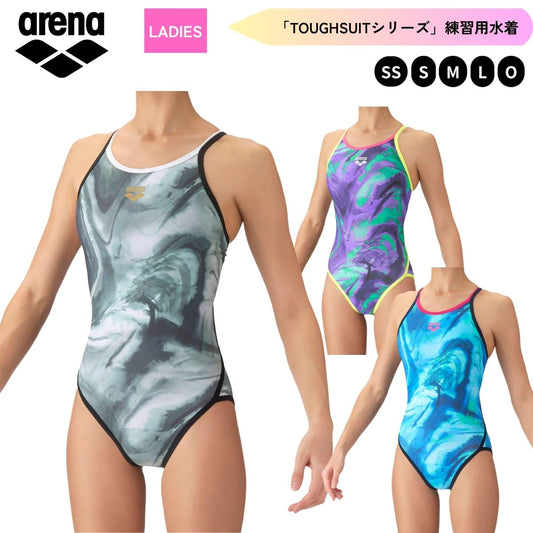 水着 トレーニングワンピース（オープンバック） レディース 水泳 競泳 トレーニング