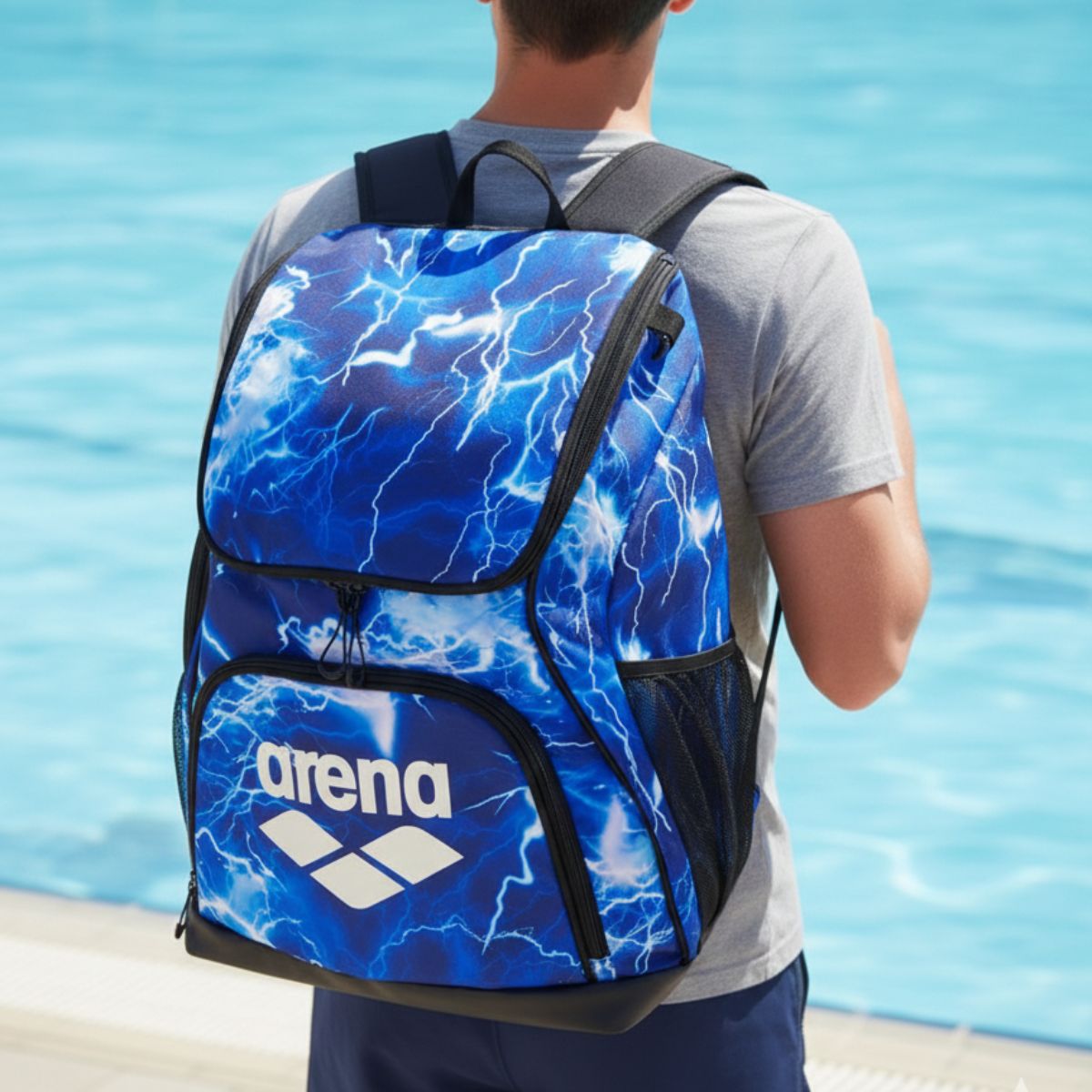 キッズ ジュニア 大人 バックパック 総柄 スイマーズリュック リュックサック リュック