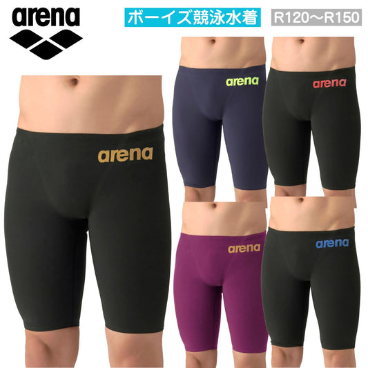 ジュニア ボーイズ 競泳水着 レーシングスパッツ ハーフレッグ スイムスパッツ WA承認