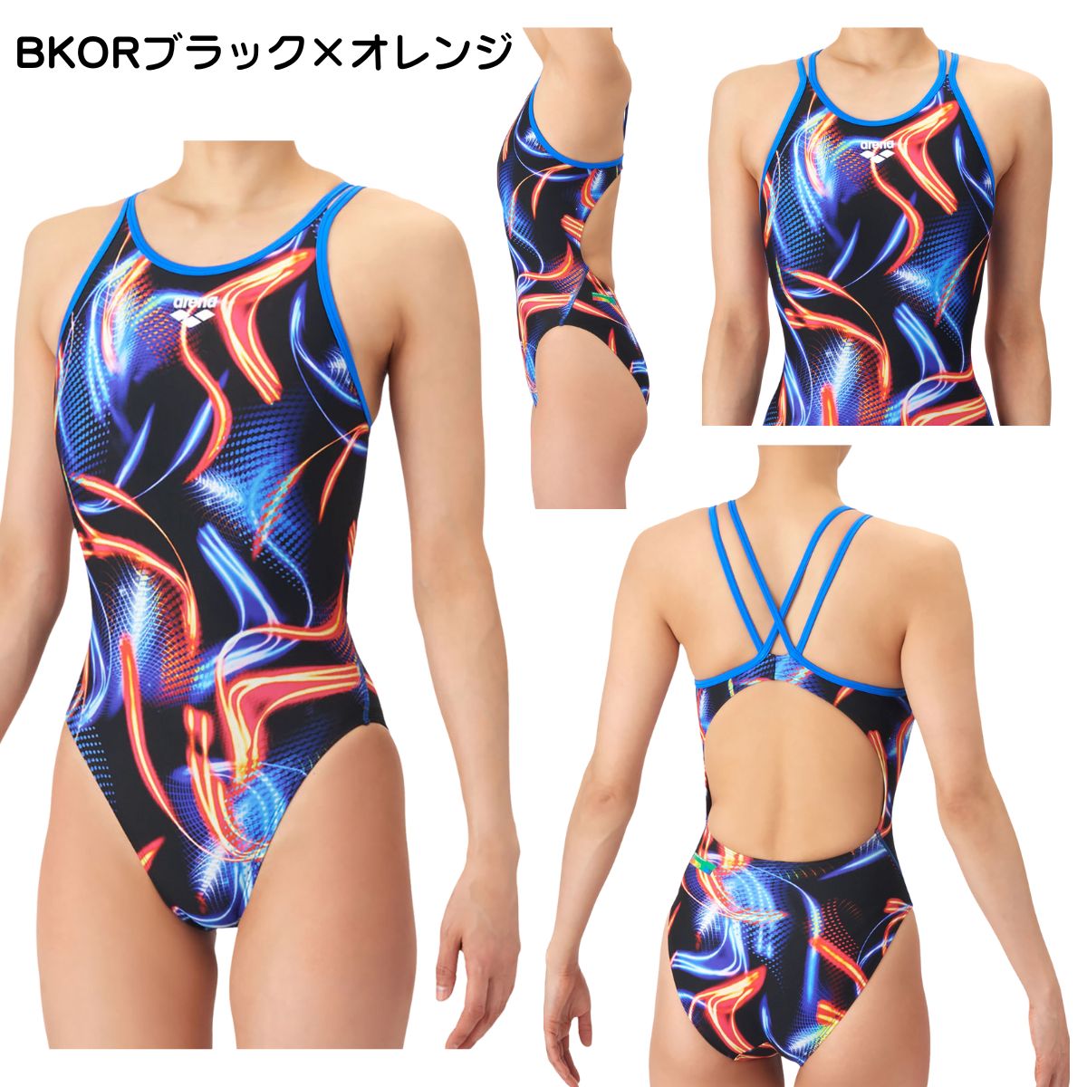 レディース 水着 スイムウェア 競泳 トレーニングワンピース オープン