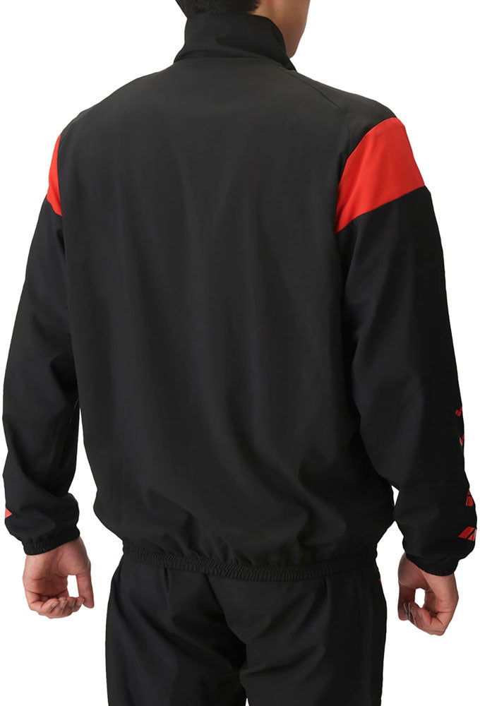 Fabric jacket for swimmers and team wear with mesh lining