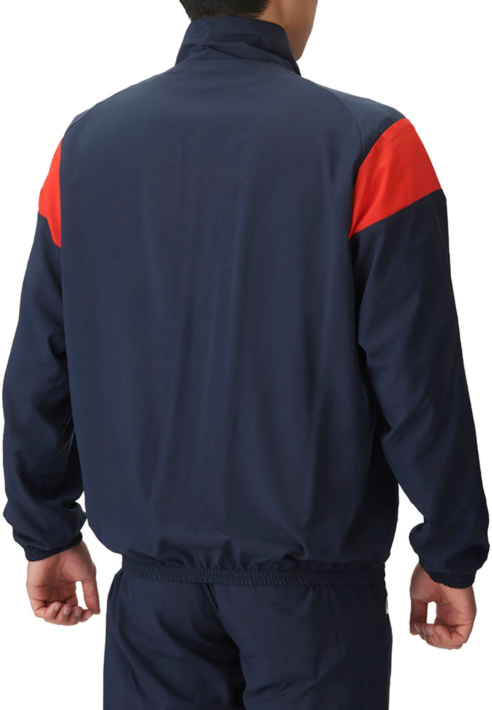 Fabric jacket for swimmers and team wear with mesh lining