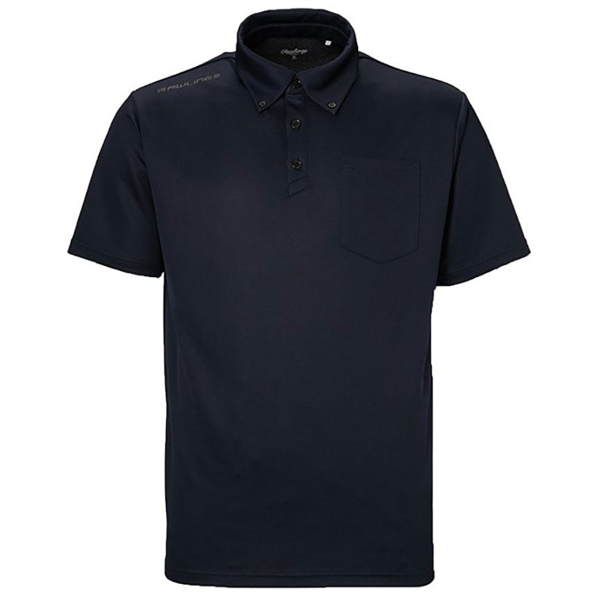 スタイルロゴ 半袖ポロシャツ メンズ 野球 半袖 ポロシャツ 移動着 チーム対応