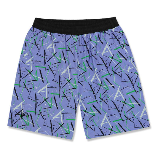 Arch scratched shorts basketball shorts for men