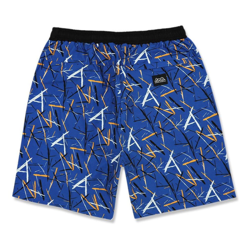 Arch scratched shorts basketball shorts for men