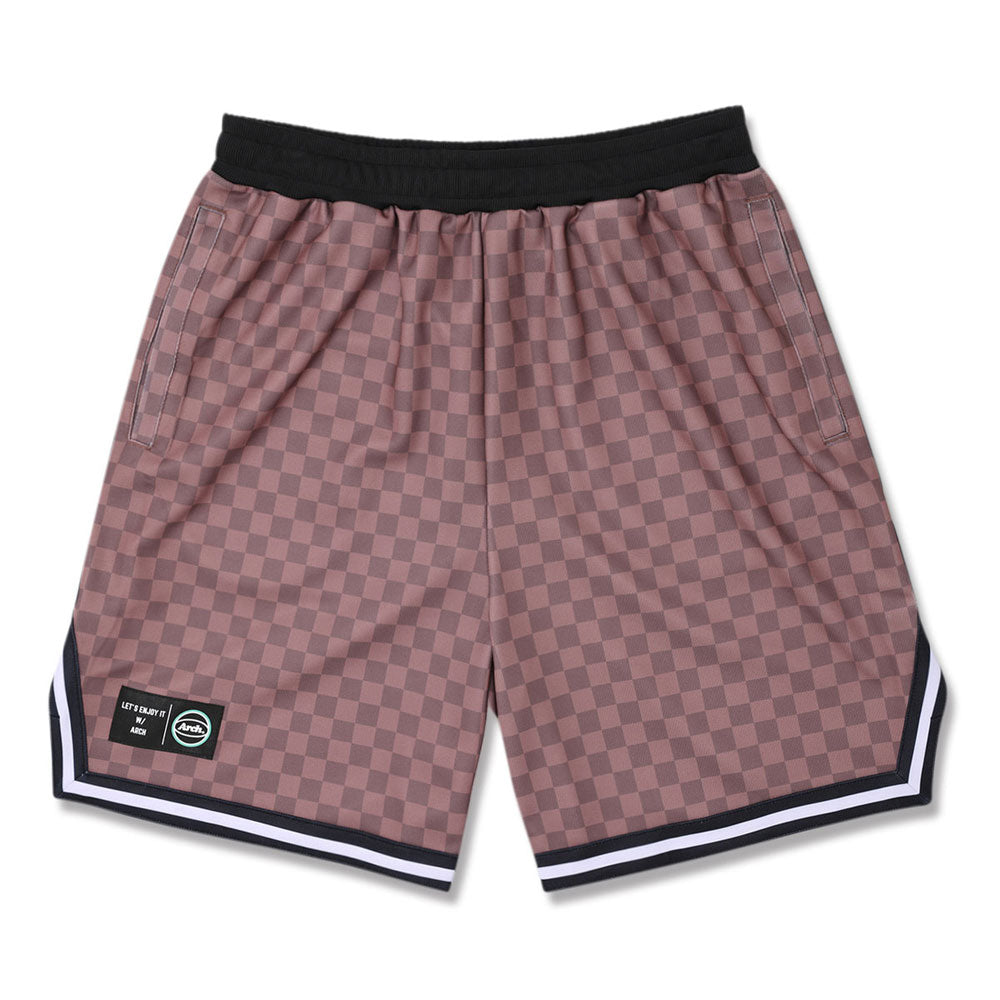 Arch checkered shorts バスケ ショーツ 部活 バスパン スポーツ