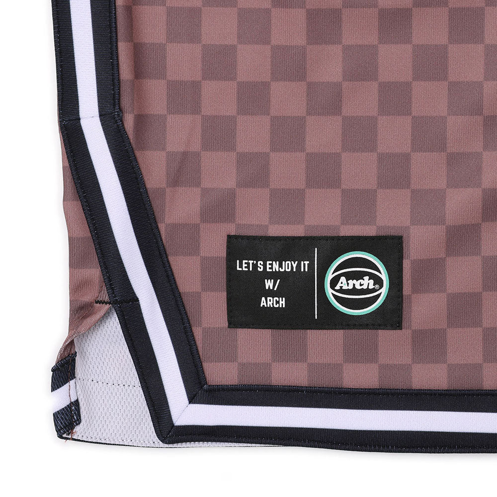 Arch checkered shorts バスケ ショーツ 部活 バスパン スポーツ