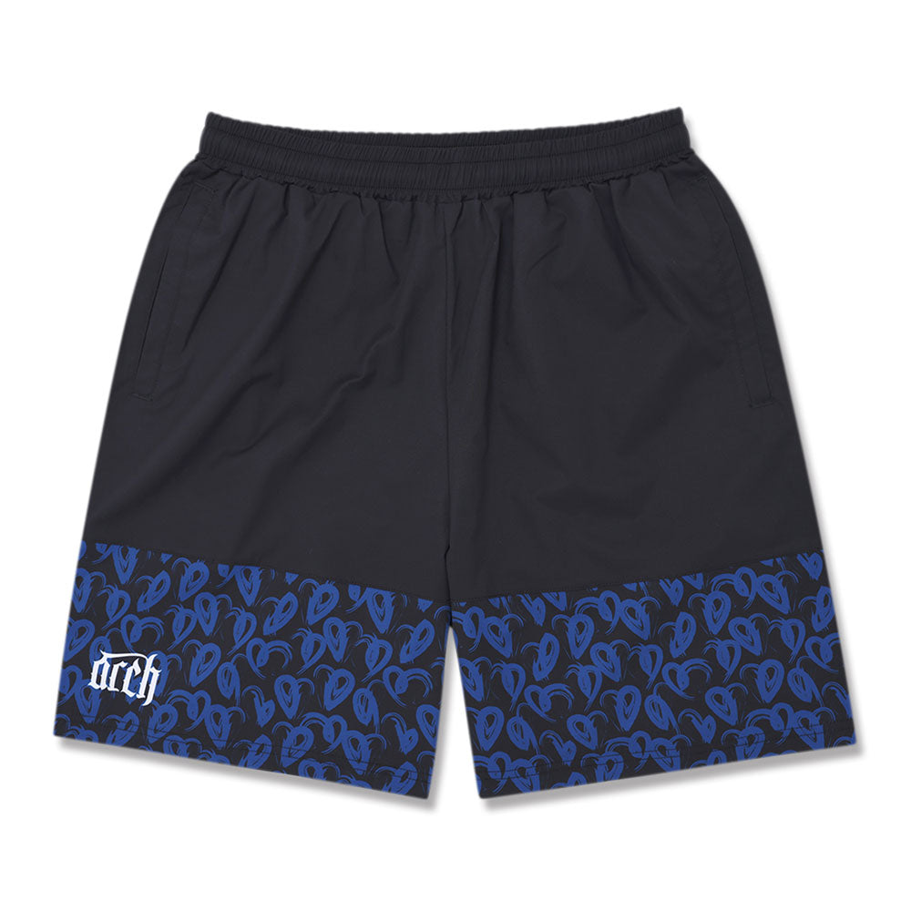 Arch brush heart shorts メンズ ショーツ バスパン バスケット