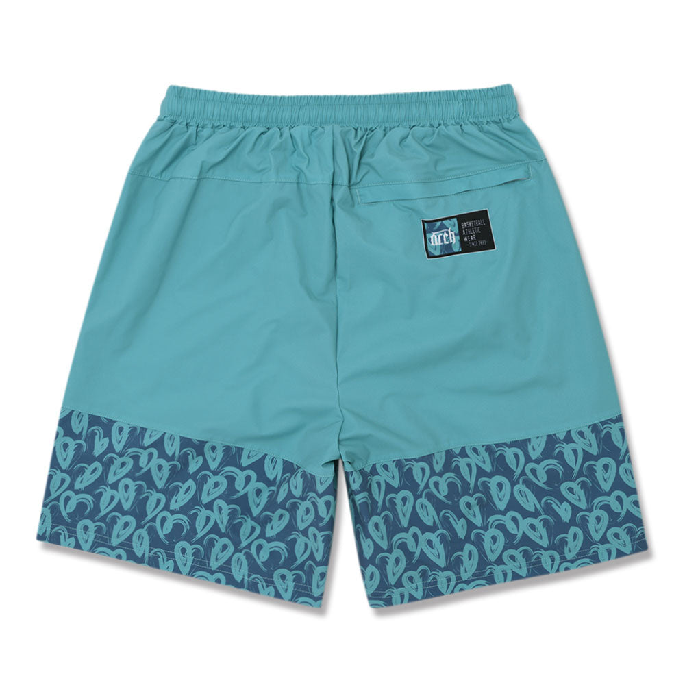 Arch brush heart shorts メンズ ショーツ バスパン バスケット