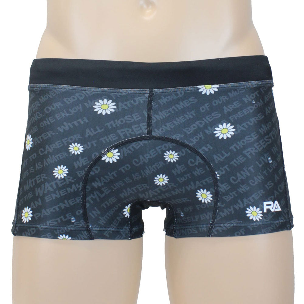 FLOWER BLOOMS Men's Swimbox Competitive Training Swimwear