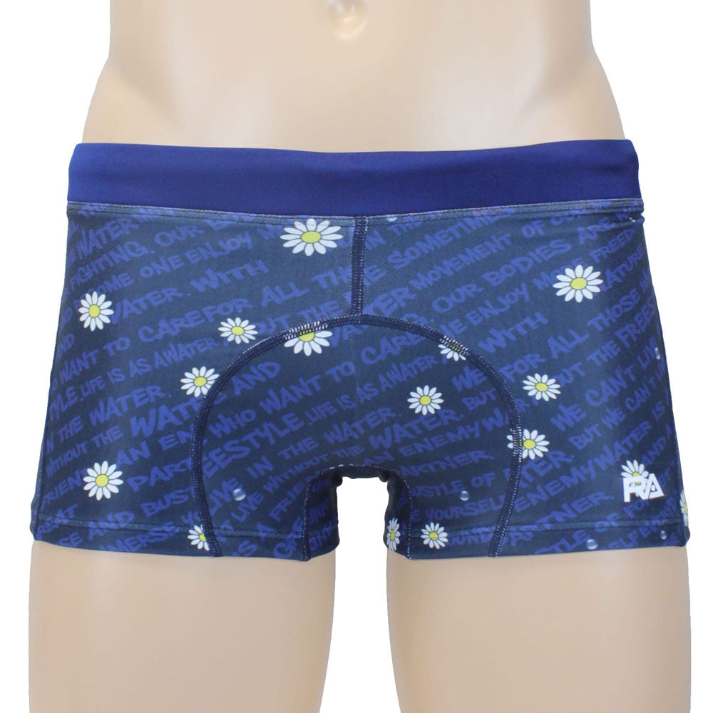 FLOWER BLOOMS Men's Swimbox Competitive Training Swimwear