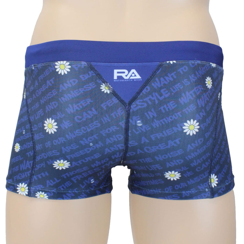 FLOWER BLOOMS Men's Swimbox Competitive Training Swimwear