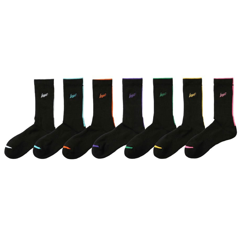 ユニセックス ジュニア バスケ ソックス ミドル丈 BRUSH UP SOCKS