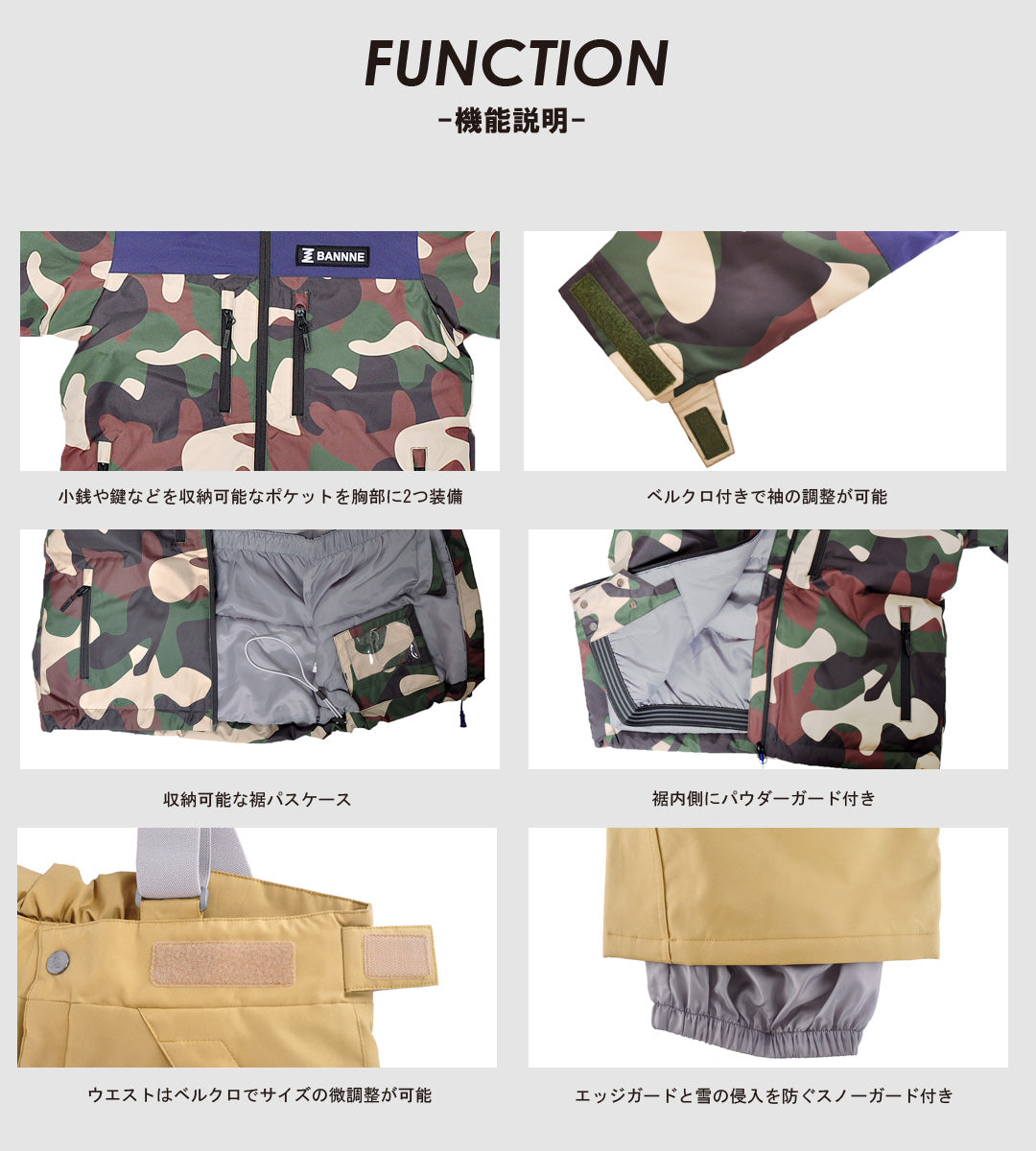 VANNE スキーウェア ボーイズ スキーウェア スノーウェア 上下セット – SPORTEC.JP