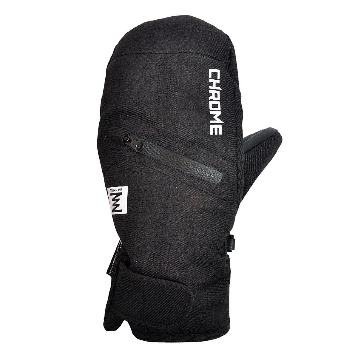 Mitten-type gloves for adults, made with high-performance waterproof and breathable insert film DRI VENT