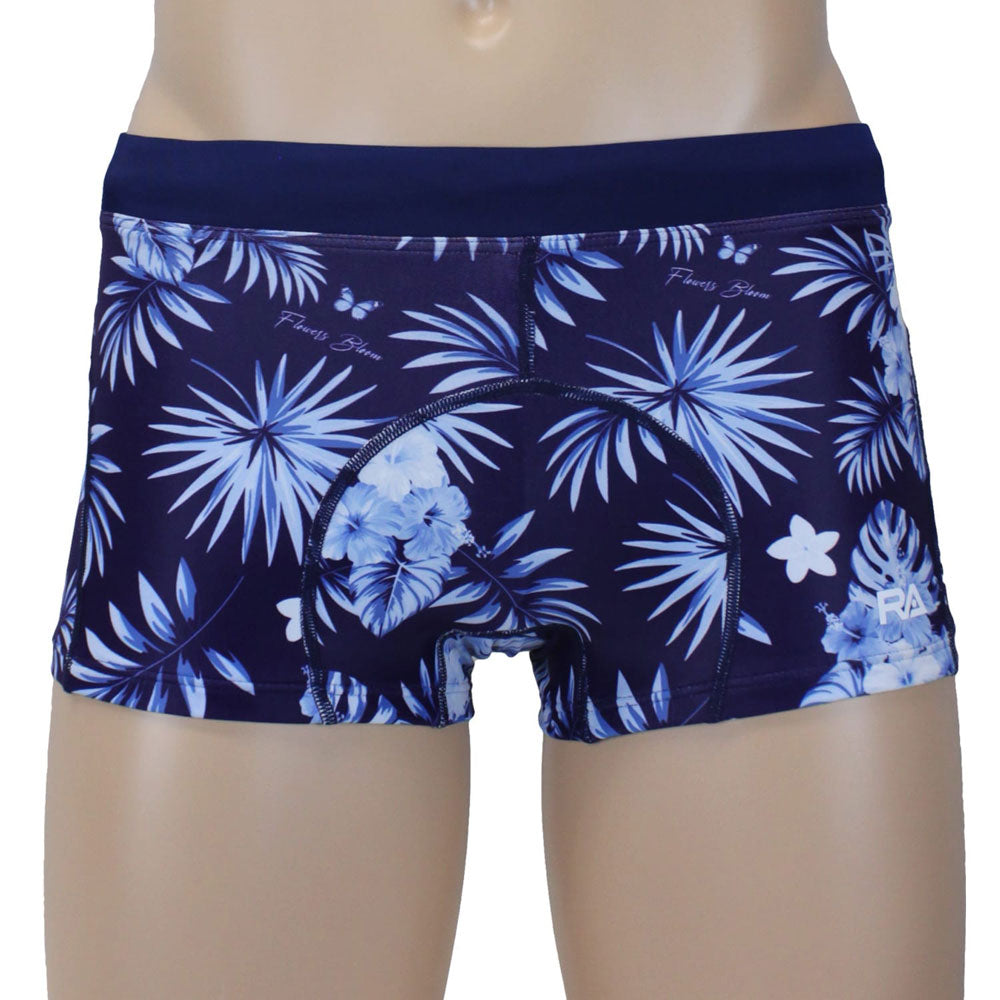 FLOWER BLOOMS Men's Swim Box Competitive Swimming Training Swimwear for Swimming Practice