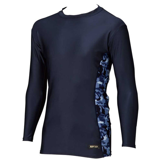 Camouflage crew neck long sleeve undershirt available in two colors