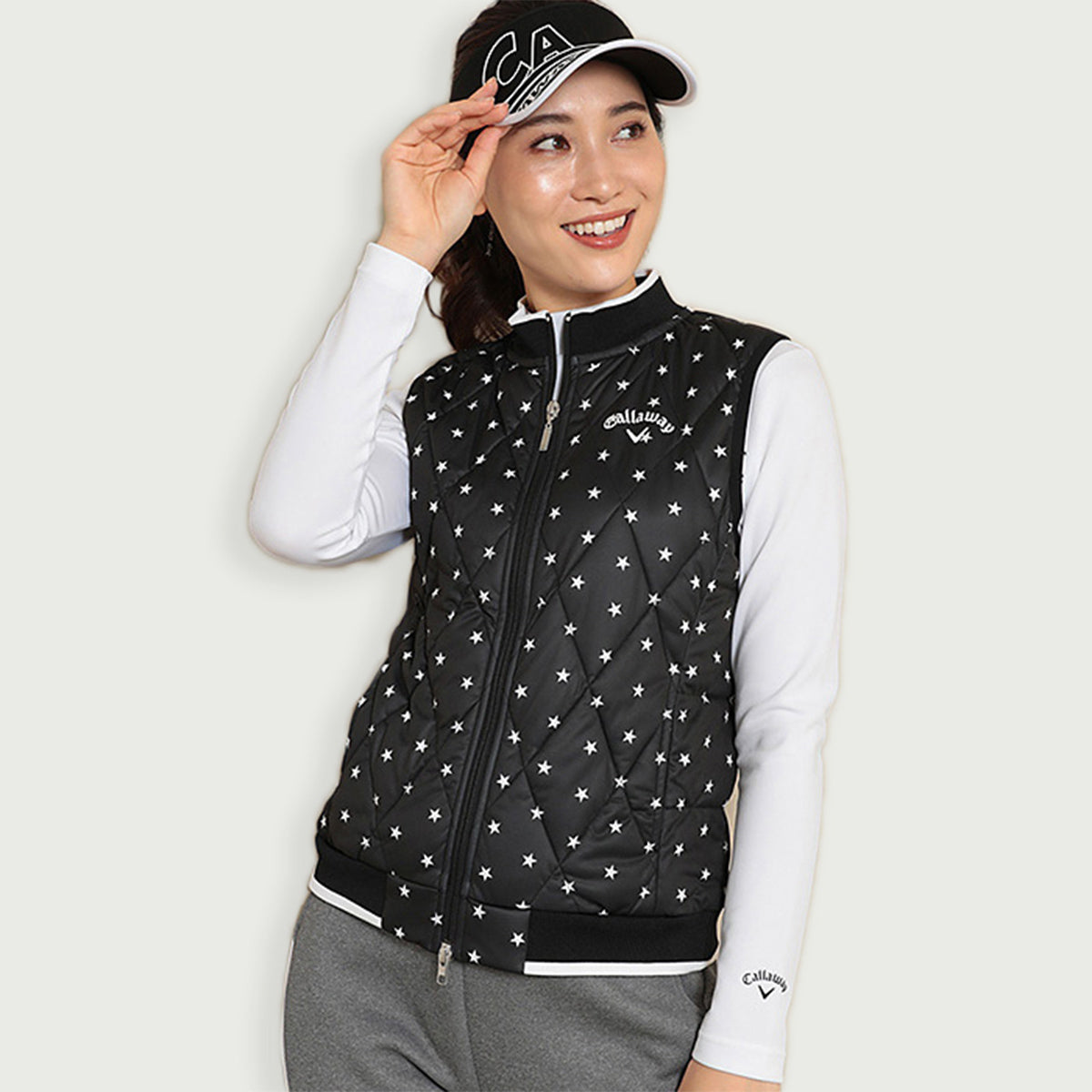 Callaway Full Zip Padded Vest for Women Golf Wear