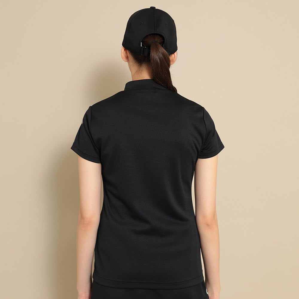 Callaway Short Sleeve Mock Neck Shirt, Stretch Smooth, Women's Golf Wear