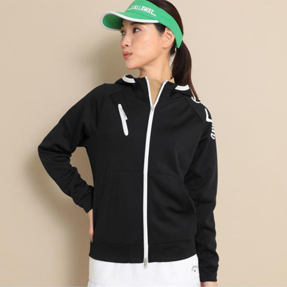 Callaway Cardboard Full Zip Sweatshirt for Women Golf Wear