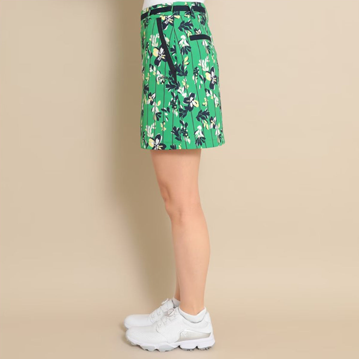 Callaway Striped Flower Print Dobby Skirt Women's Golf Wear