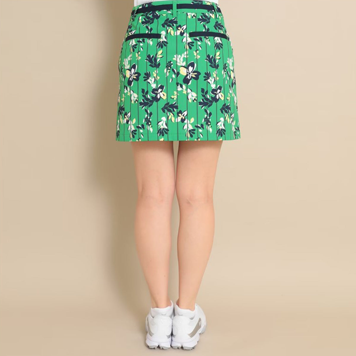 Callaway Striped Flower Print Dobby Skirt Women's Golf Wear