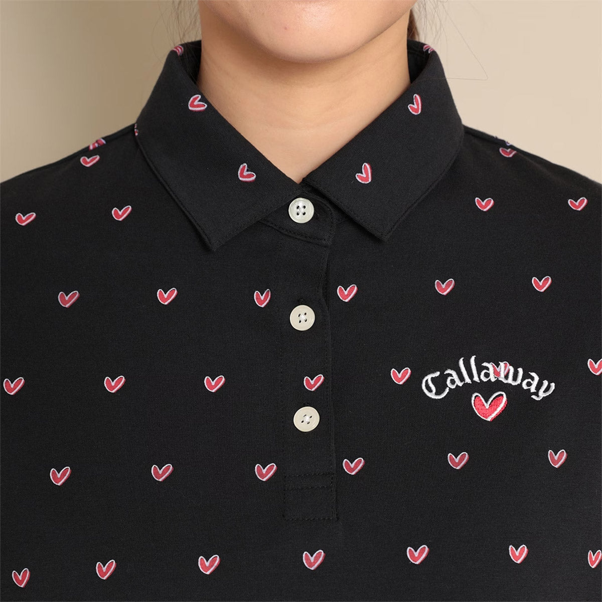 Callaway Love Callaway Stretch Jersey Short Sleeve Shirt Women's Golf Wear