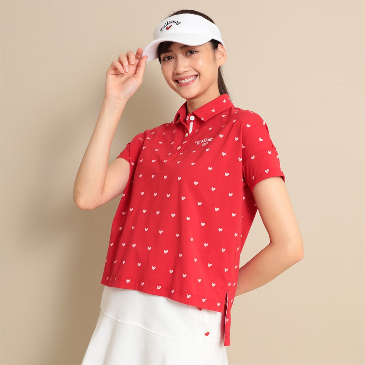 Callaway Love Callaway Stretch Jersey Short Sleeve Shirt Women's Golf Wear