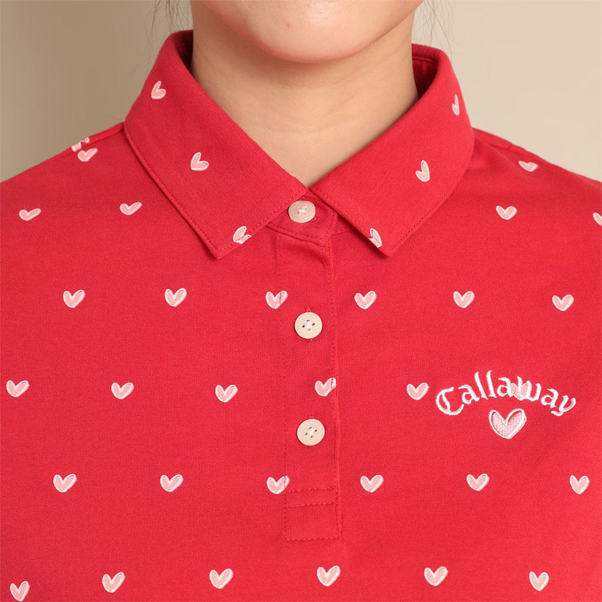 Callaway Love Callaway Stretch Jersey Short Sleeve Shirt Women's Golf Wear