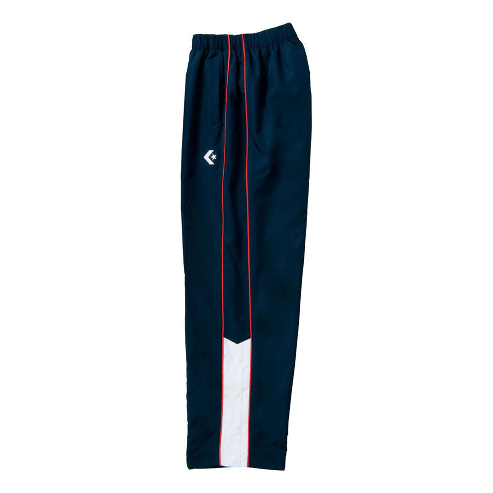 Junior basketball wear warm-up pants with buttoned hem