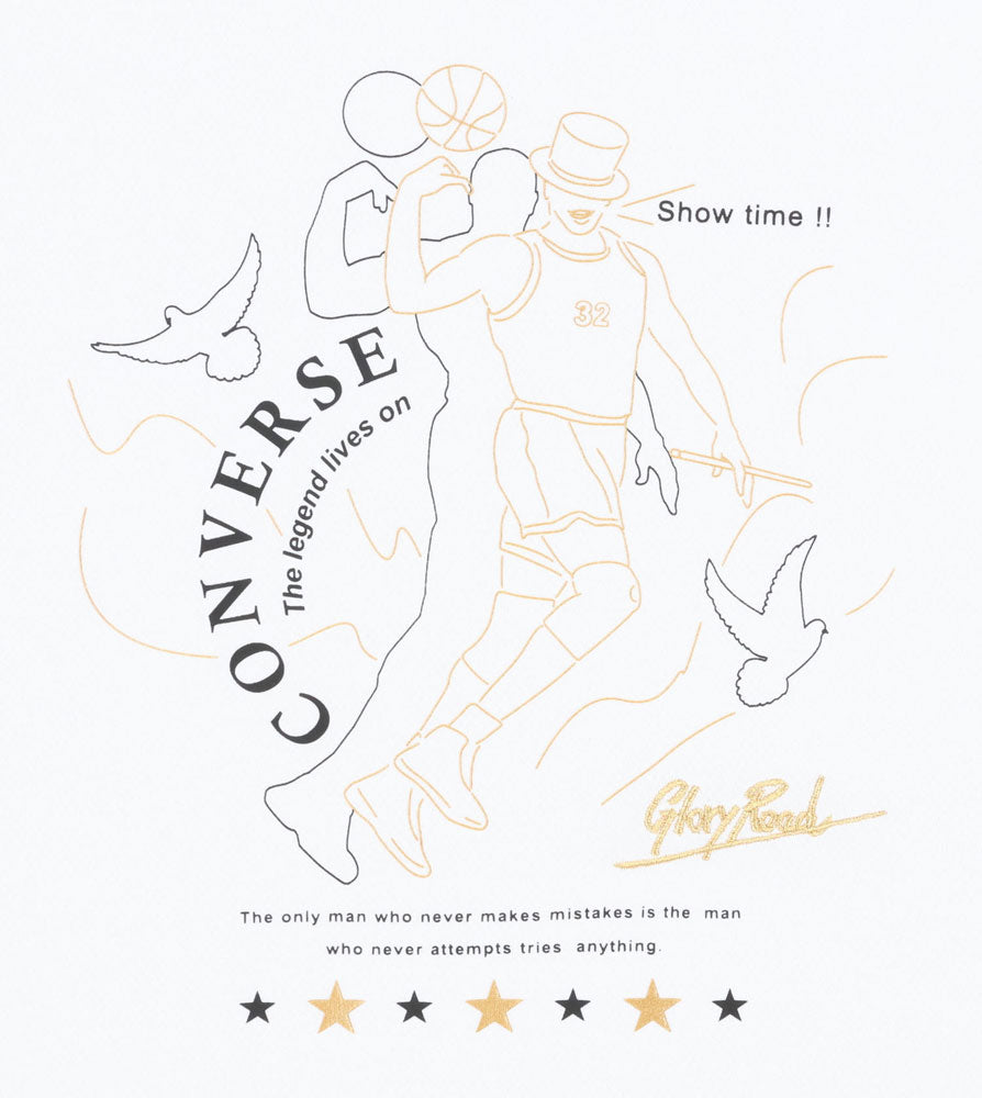 メンズ ゴールドシリーズ 半袖 Tシャツ バスケ バスケットボール コンバース