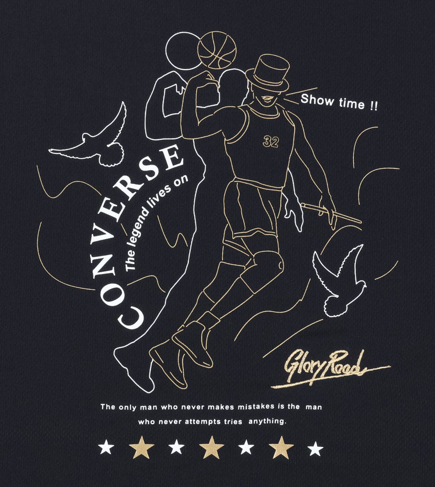 メンズ ゴールドシリーズ 半袖 Tシャツ バスケ バスケットボール コンバース