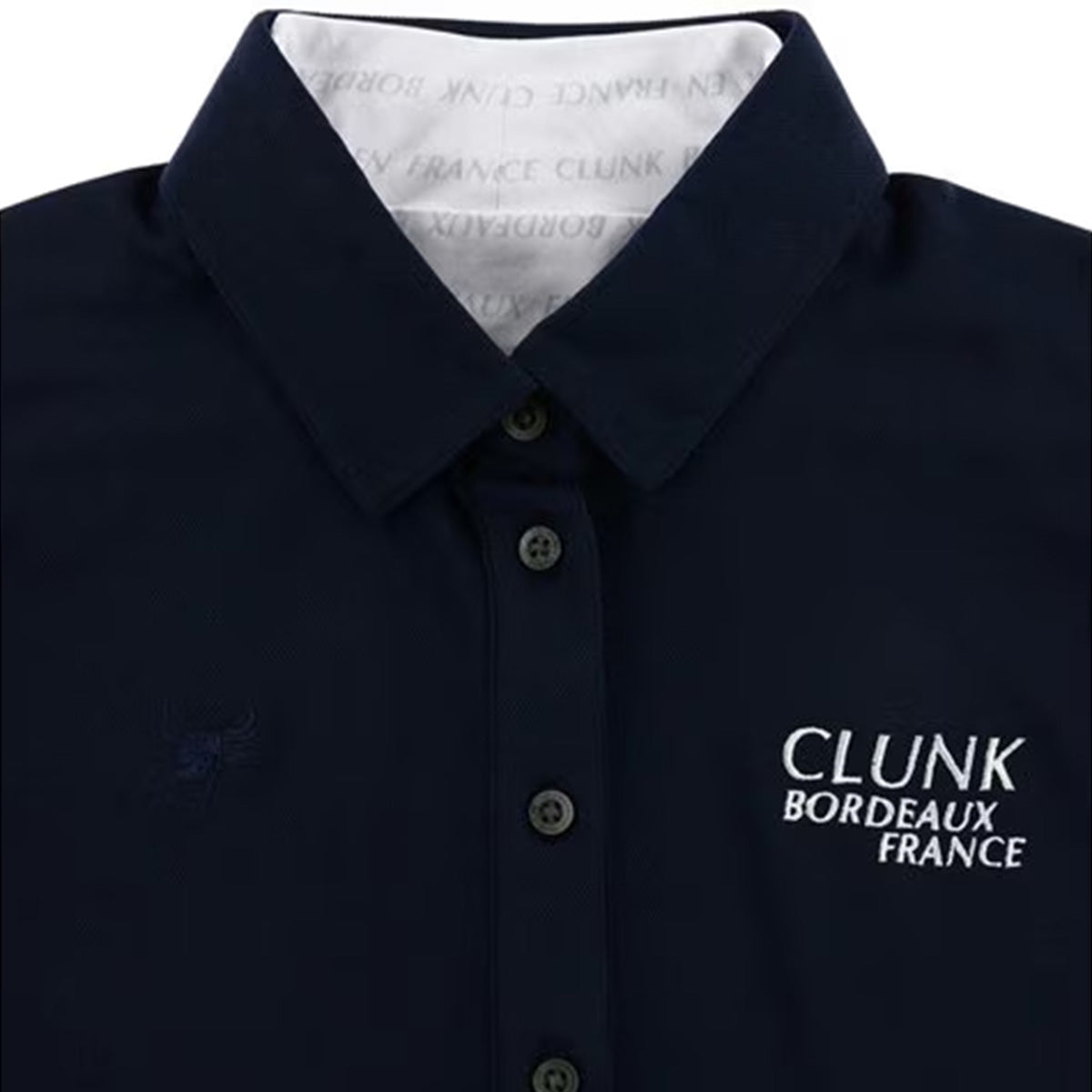 CLUNK Underset High Neck Polo for Women, Golf Wear, Sweat Wicking, Quick Drying