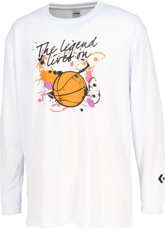 Men's Printed Long Sleeve Shirt Long Sleeve T-Shirt Basketball Practice Shirt