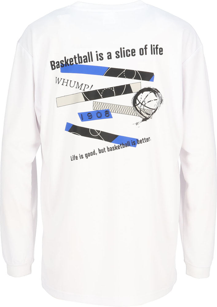 Men's Printed Long Sleeve Shirt, Basketball Practice Shirt, Practice Long Sleeve