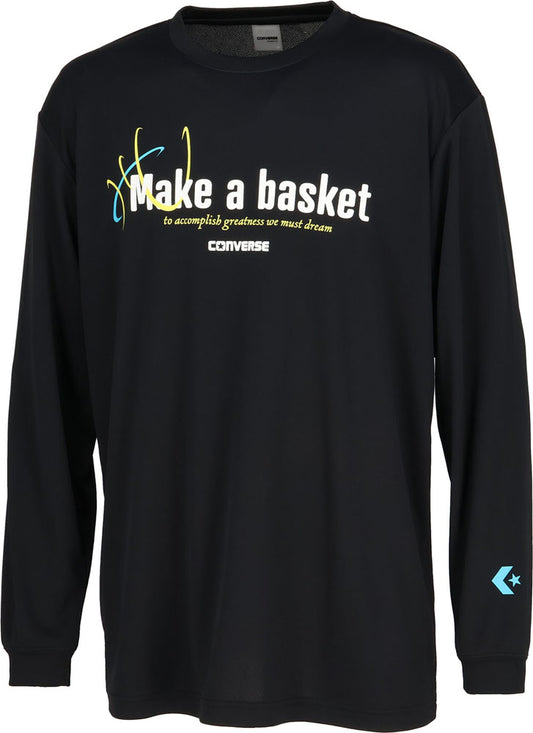 Men's Printed Long Sleeve Shirt, Basketball Practice Shirt, Practice Long Sleeve